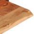 Estantes de pared 2 unidades madera maciza acacia 100x24x35