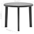 Mesa de jardín de plástico gris antracita 89