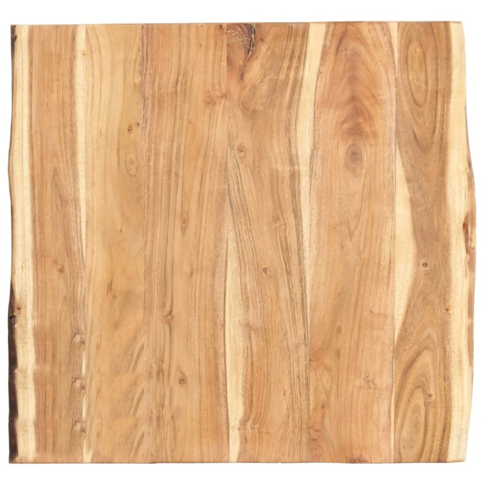 Superficie de mesa de madera maciza de acacia 58x(50-60)x3,8