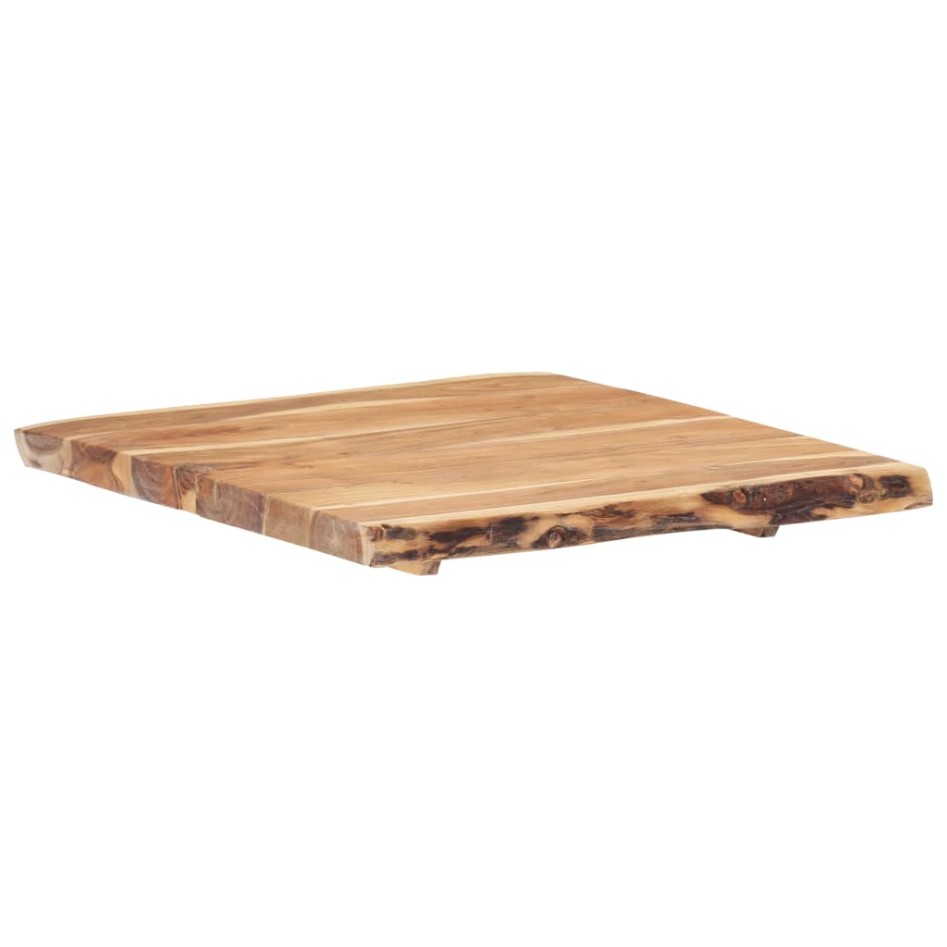Superficie de mesa de madera maciza de acacia 58x(50-60)x3,8