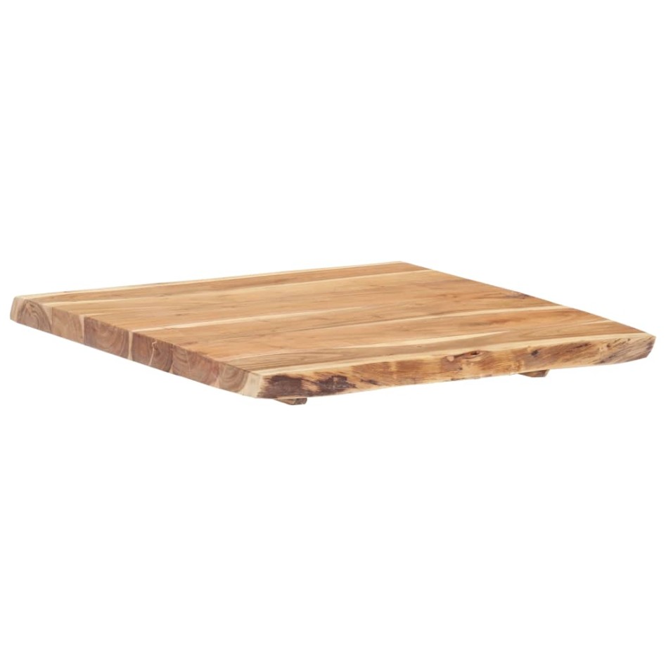 Superficie de mesa de madera maciza de acacia 58x(50-60)x3,8