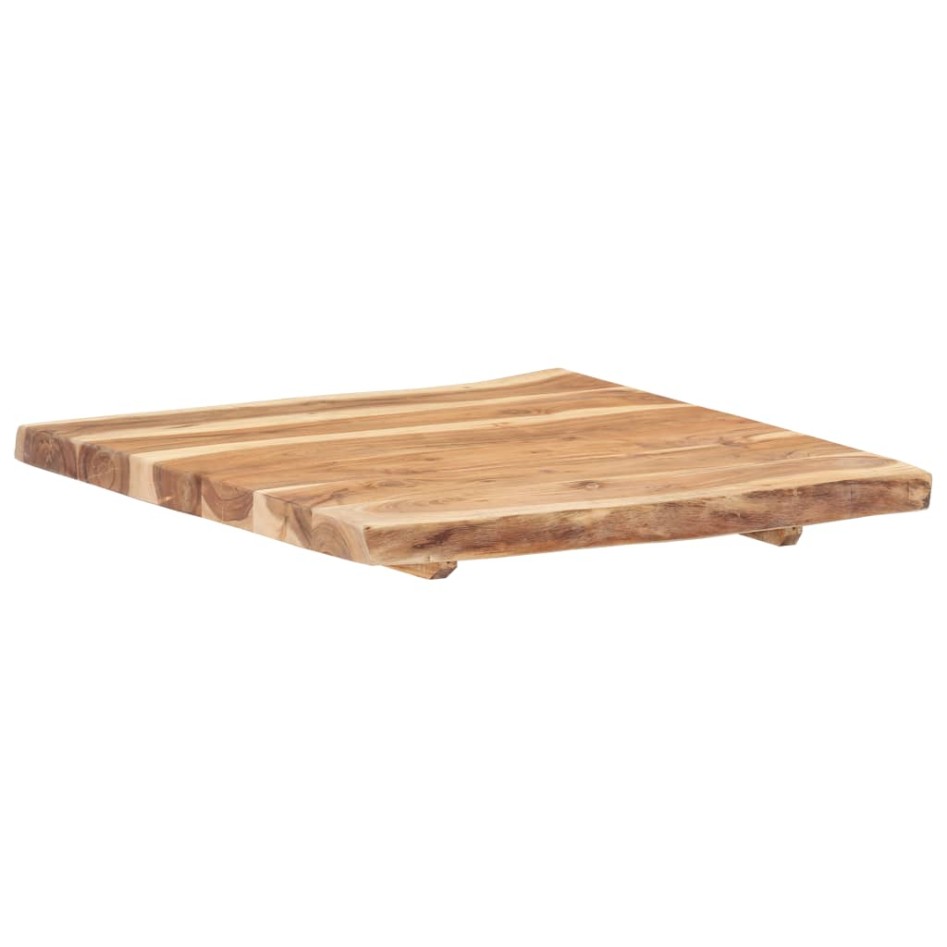 Superficie de mesa de madera maciza de acacia 58x(50-60)x3,8