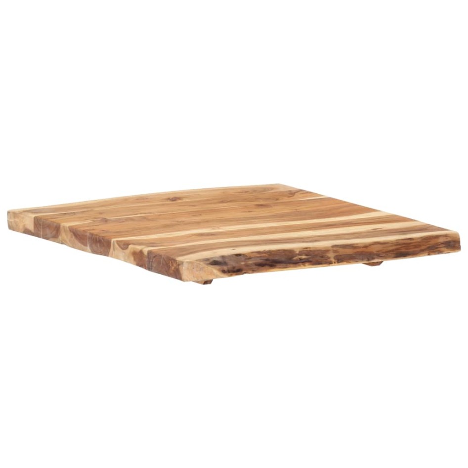 Superficie de mesa de madera maciza de acacia 58x(50-60)x3,8