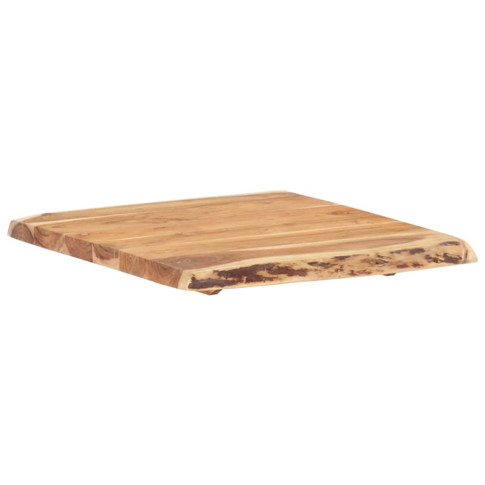 Superficie de mesa de madera maciza de acacia 58x(50-60)x3,8