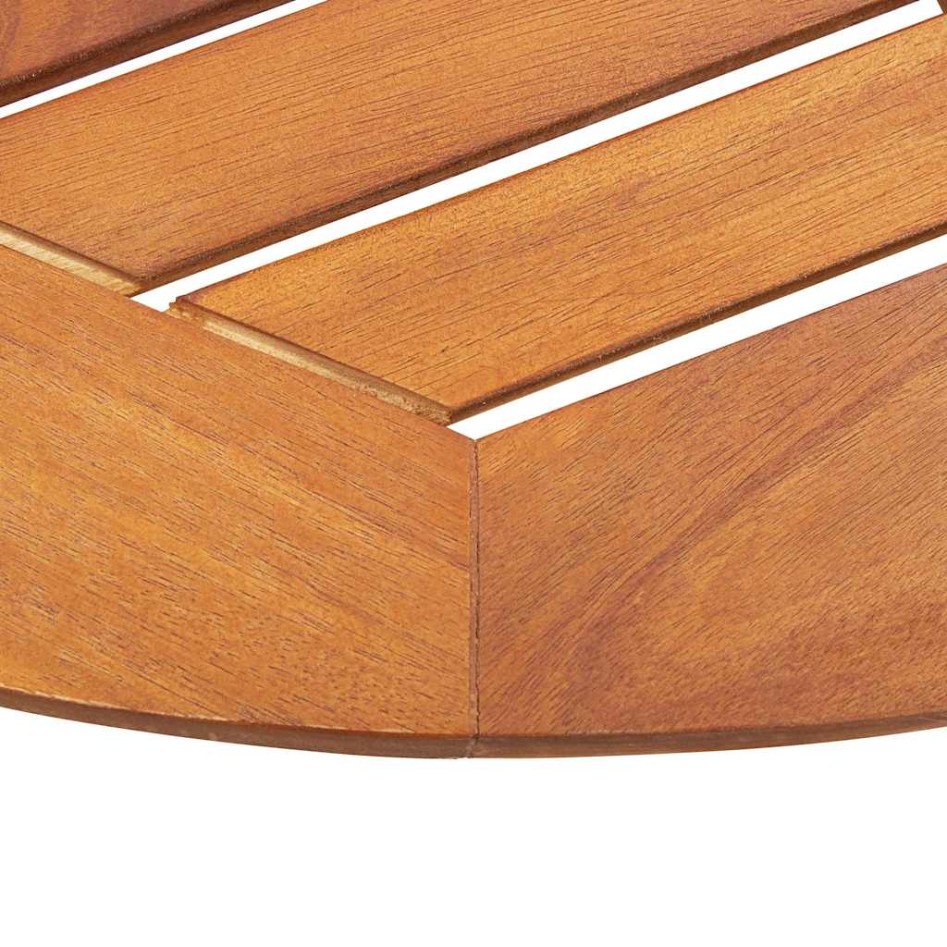 Mesa plegable de jardín de madera maciza de acacia 60x75