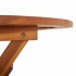 Mesa plegable de jardín de madera maciza de acacia 60x75