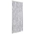 Cortina mosquitera gris y blanco chenilla 90x220