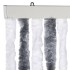 Cortina mosquitera gris y blanco chenilla 90x220
