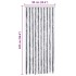 Cortina mosquitera gris y blanco chenilla 90x220