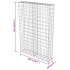 Muro de gaviones con cubiertas acero galvanizado 100x20x150