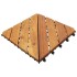 Baldosas de terraza 10 uds madera maciza de acacia 30x30