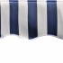 Toldo de lona azul y blanco 4x3 m (sin