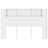 Mueble cabecero blanco brillante 160x18,5x104,5