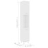 Armario de baño madera contrachapada blanco 30x30x179