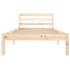 Estructura de cama sin colchón madera maciza de pino 90x200