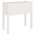 Jardineras 2 uds madera maciza de pino blanco 70x31x70