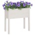Jardineras 2 uds madera maciza de pino blanco 70x31x70