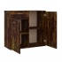 Aparador madera contrachapada roble ahumado 80x36x75