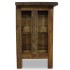 Mesita de noche de madera maciza de caoba 40x30x51