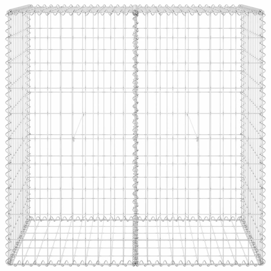 Muro de gaviones con cubiertas acero galvanizado 100x60x100