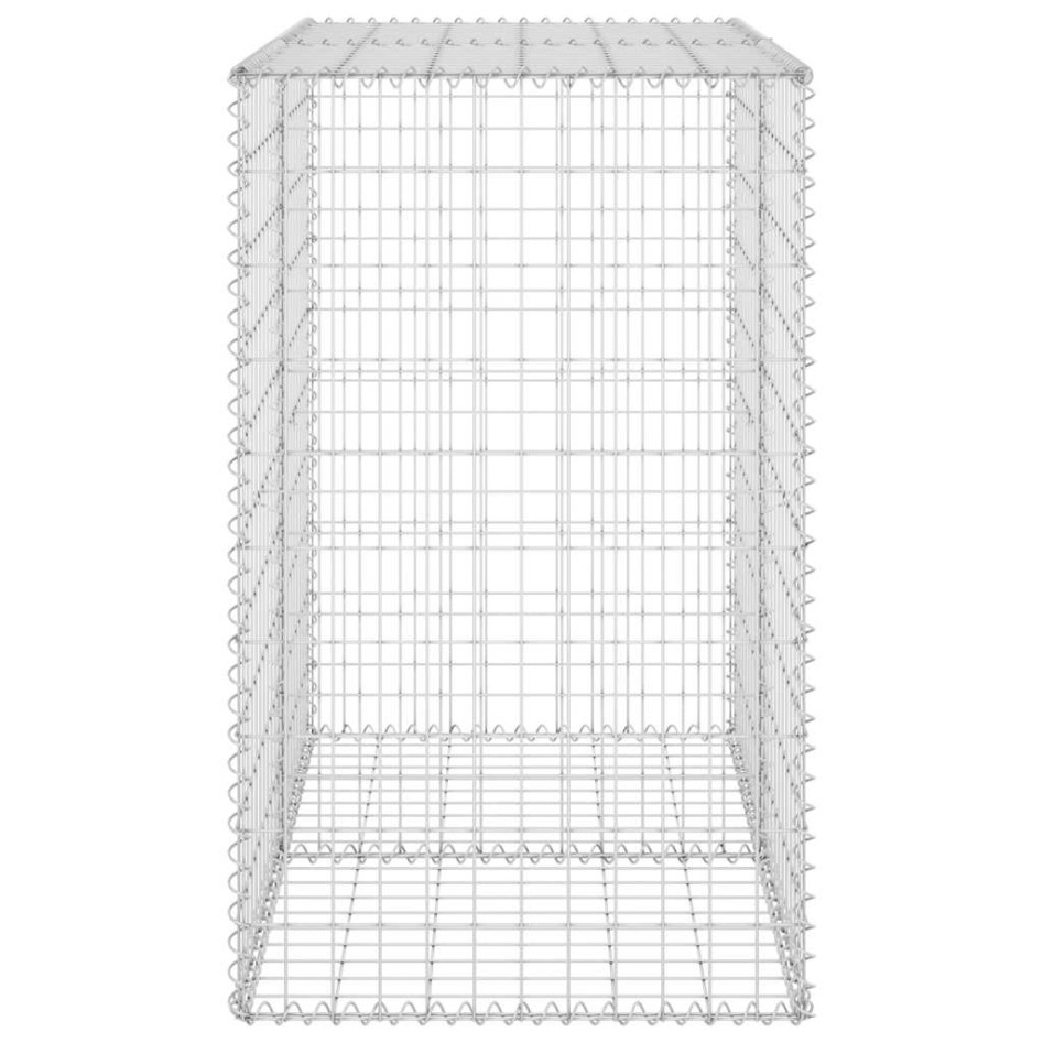 Muro de gaviones con cubiertas acero galvanizado 100x60x100