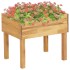 Jardinera elevada de madera maciza de acacia 50x40x45