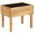 Jardinera elevada de madera maciza de acacia 50x40x45