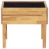 Jardinera elevada de madera maciza de acacia 50x40x45