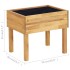 Jardinera elevada de madera maciza de acacia 50x40x45