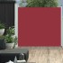 Toldo lateral retráctil de jardín rojo 170x300