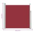 Toldo lateral retráctil de jardín rojo 170x300
