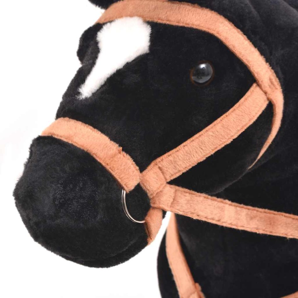 Caballo de juguete de pie de peluche