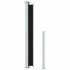 Toldo lateral retráctil de jardín negro 180x500