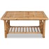 Mesa de centro de bambú 90x50x45