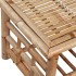 Mesa de centro de bambú 90x50x45
