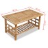 Mesa de centro de bambú 90x50x45
