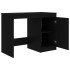 Escritorio de madera contrachapada negro 100x50x76