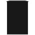 Escritorio de madera contrachapada negro 100x50x76