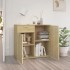 Aparador de madera contrachapada color roble Sonoma 80x36x75