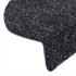 Alfombrilla de escaleras 15 uds tela punzonada 65x21x4cm