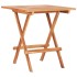 Mesa plegable de bistró de madera maciza de teca 60x60x65