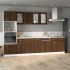 Armario bajo cocina madera ingeniería marrón 40x46x81,5
