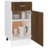 Armario bajo cocina madera ingeniería marrón 40x46x81,5