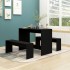 Set de muebles de baño 3 piezas madera de ingeniería