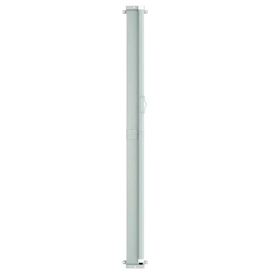 Toldo lateral retráctil para patio crema 117x600