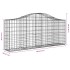 Cesta de gaviones forma arco hierro galvanizado