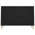 Aparador de madera ingeniería negro 101x35x70