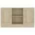 Aparador madera contrachapada color roble Sonoma 120x30,5x70