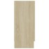 Aparador madera contrachapada color roble Sonoma 120x30,5x70