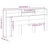 Mueble cabecero blanco 220x19x103,5